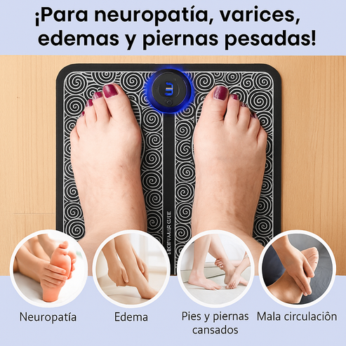 2X1 NEUROFLEX - TAPETE ELÉCTRICO PARA DOLOR DE PIES